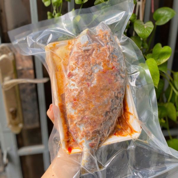 Cá dìa làm sạch ướp sẫn