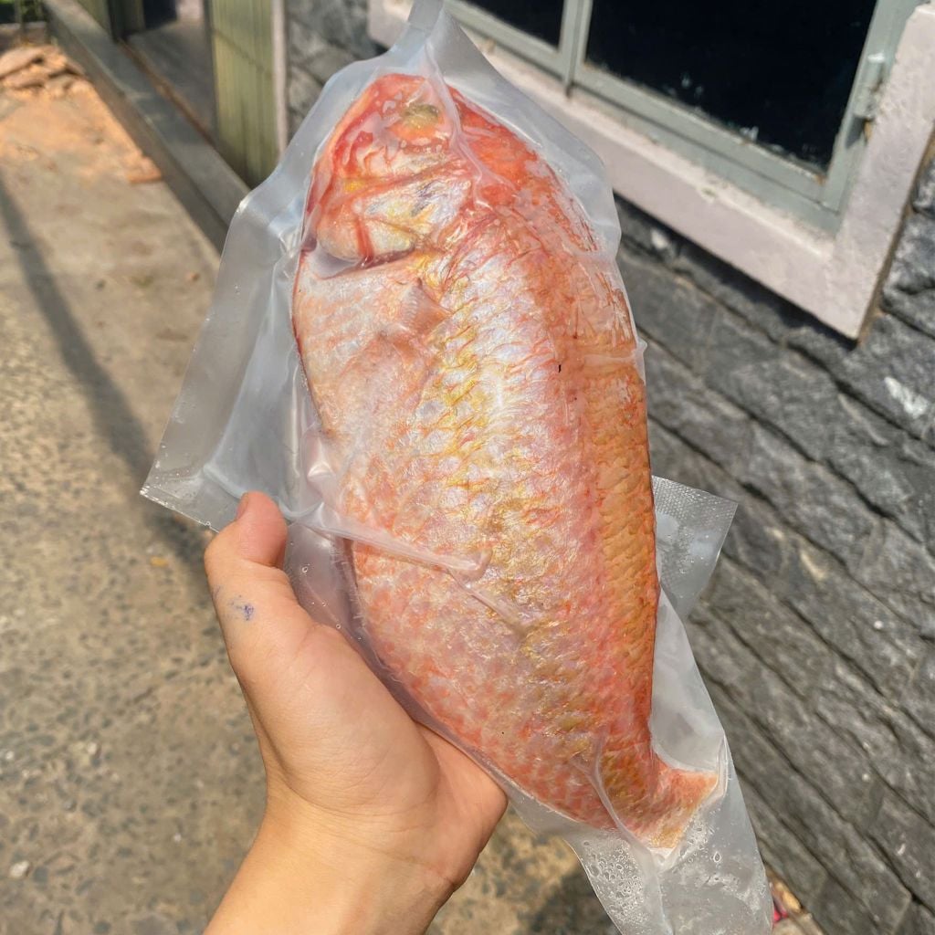 Cá hồng đào Phú Yên làm sạch