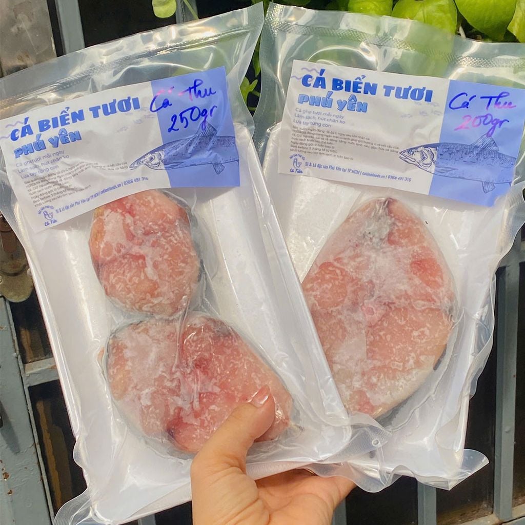 Cá thu Phú Yên cắt khúc