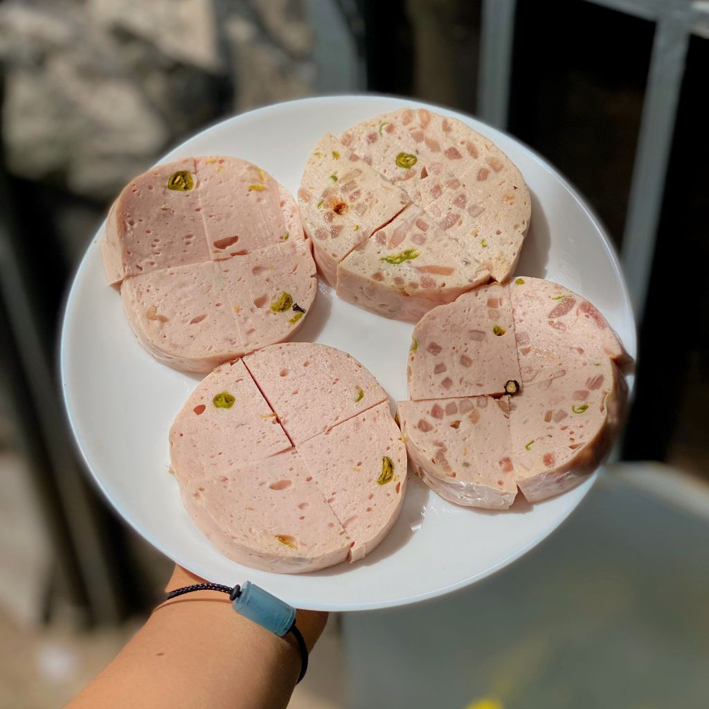 Chả lụa bì ớt xiêm xanh 500gr
