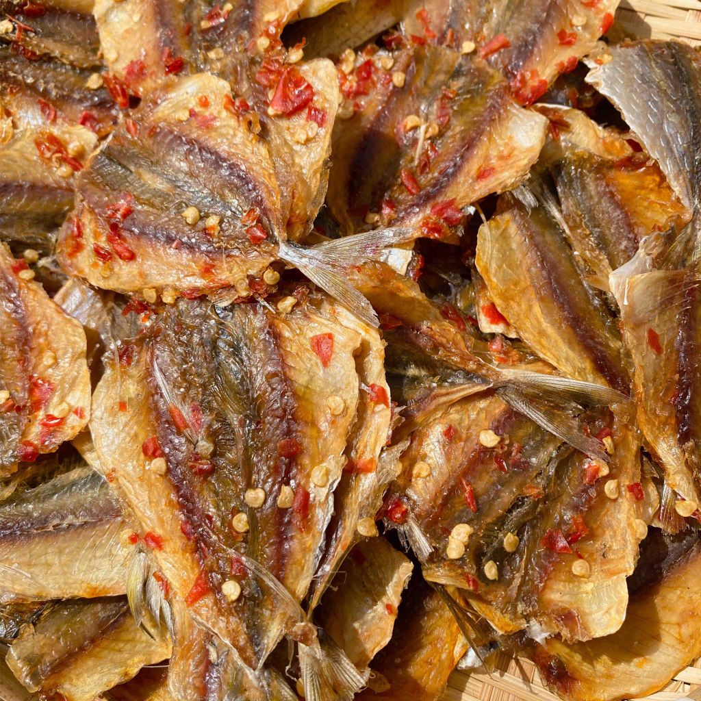 Khô cá chỉ vàng 1 nắng tẩm gia vị 250gr