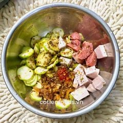 Muối tiêu trộn tré, chấm chả