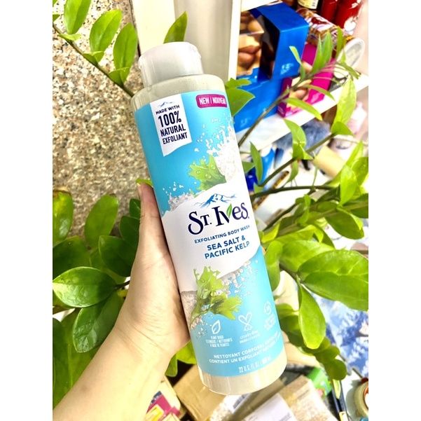 Sữa Tắm St.ives Mỹ 650ml #Sea Salt & Pacific Kelp