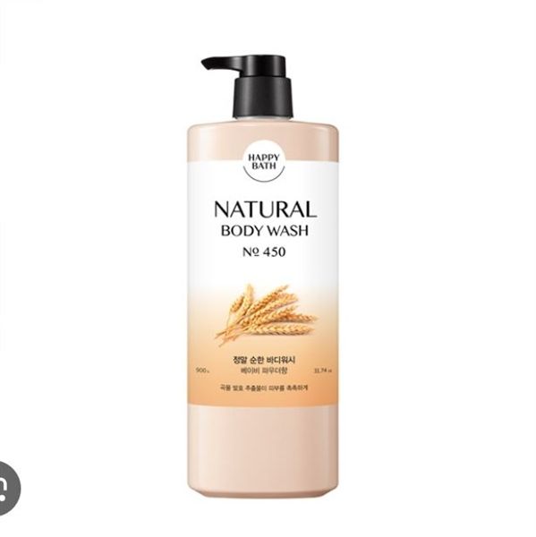 Sữa Tắm Happy Bath Natural 900g #Lúa Mạch