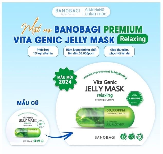 Mặt Nạ Banobagi Premium Vitamin B (Xanh Lá)