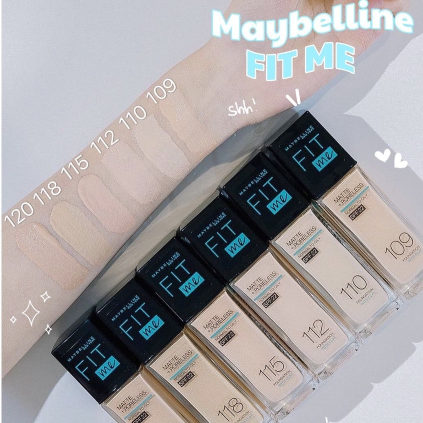 Maybelline - Nền Fit Me Matte+Poreless #109