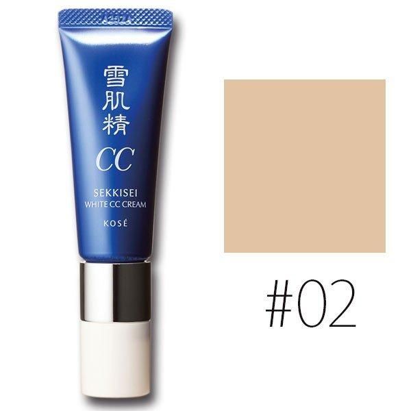 [KTD] Kem Trang Điểm Kose Sekkisei White CC Cream SPF50+ 26ml#02 Ochre - Da tự nhiên