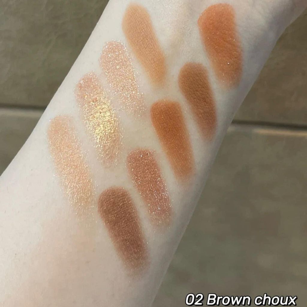 Phấn mắt Clio Pro Eye 10 Ô #02 Brown Choux