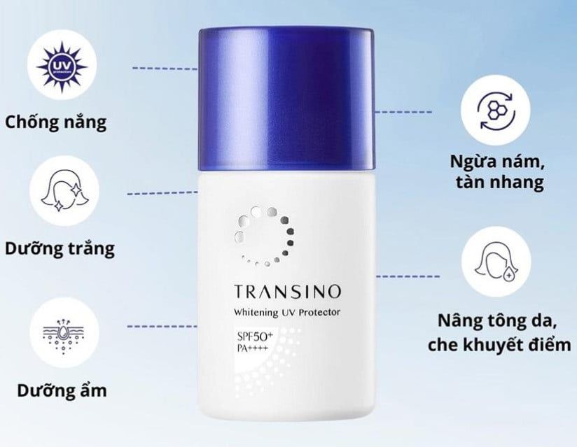 Transino - Kem Chống Nắng UV Protector SPF50+ PA++++ 30ml (Ko Tđ)