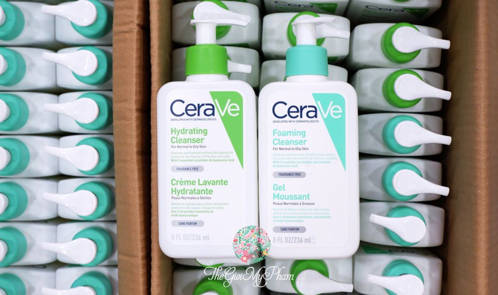 Sữa Rửa Mặt Cerave Hydrating Cleanser For Normal To Dry Skin 355ml #Da Khô