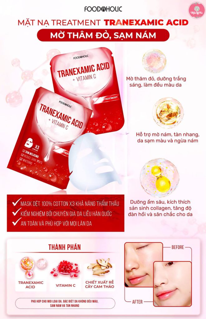 Mặt Nạ Fodaholic Mẫu Mới #AHA-BHA-PHA