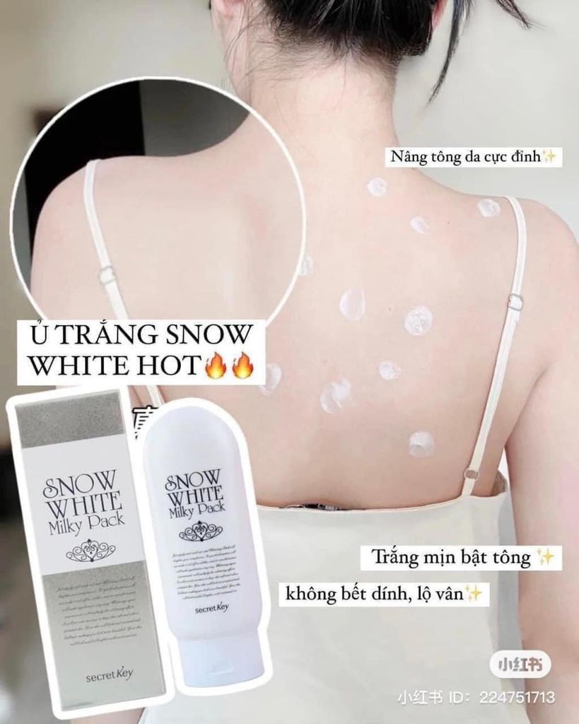 Ủ Trắng Snow White Milky Pack