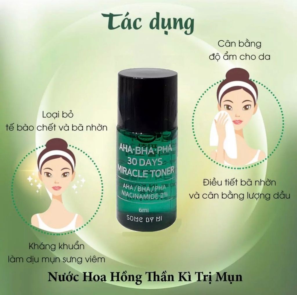 Some By Mi - Toner AHA BHA PHA 30 Days Miracle 6ml Mini ( tặng)