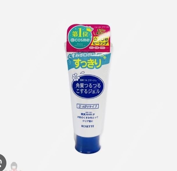 Gel Tẩy Da Chết AHA Rosette Nhật 120g #Xanh