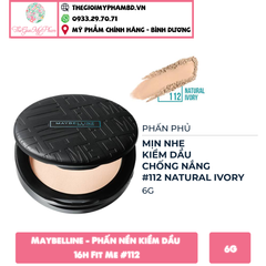 Maybelline - Phấn nền kiềm dầu 12h Fit Me #112
