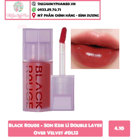 Black Rouge - Son Kem Lì Double Layer Over Velvet #DL13