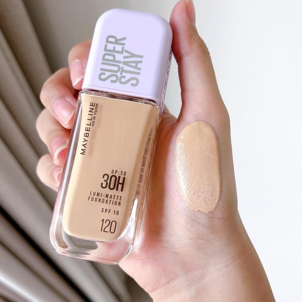 Kem Nền Maybelline Super Stay Up To 30h Lumi Matte Foundation SPF16 35ml #120