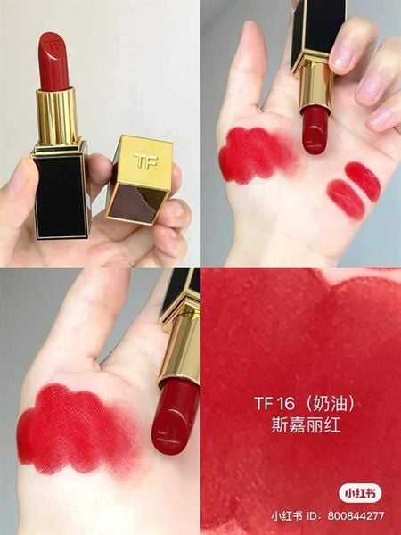 Son TOMFORD #16 Scarlet Vỏ Đen ( Ko Tđ )