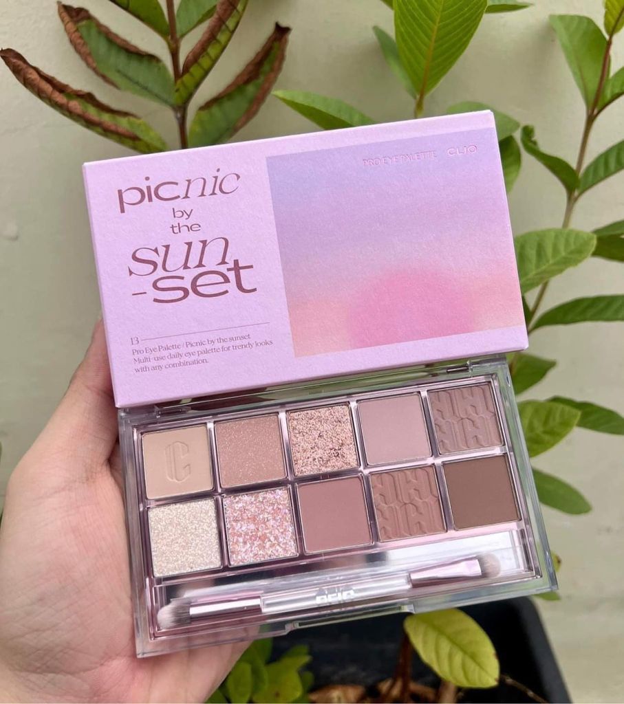 Phấn mắt Clio Pro Eye 10 Ô #13 Picnic By The Sunset