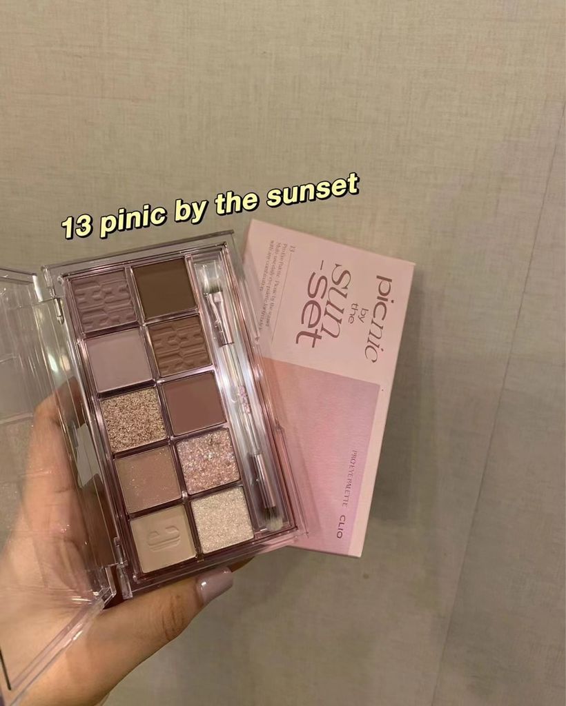 Phấn Mắt Clio Pro Eye Palette 10 Ô #13 Picnic By The Sunset