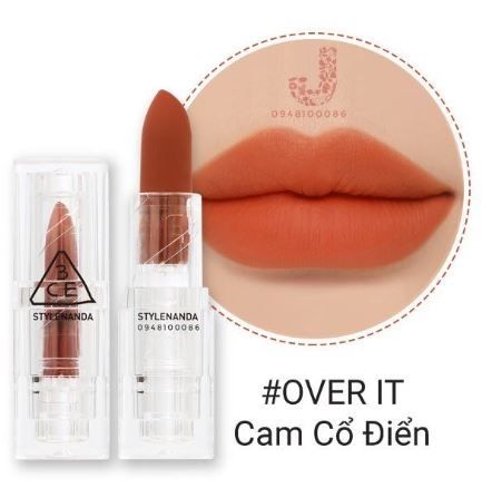 3CE - Soft Matte Lipstick #Over It (Ko tđ)