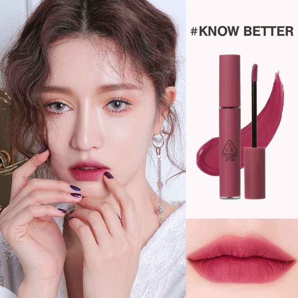 Son 3CE Velvet Lip Tint #NearAndDear ( ko tđ)