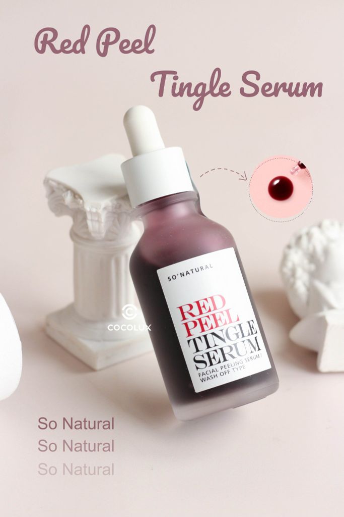 So Natural - Tinh Chất Red Peel Tingle Serum 35ml