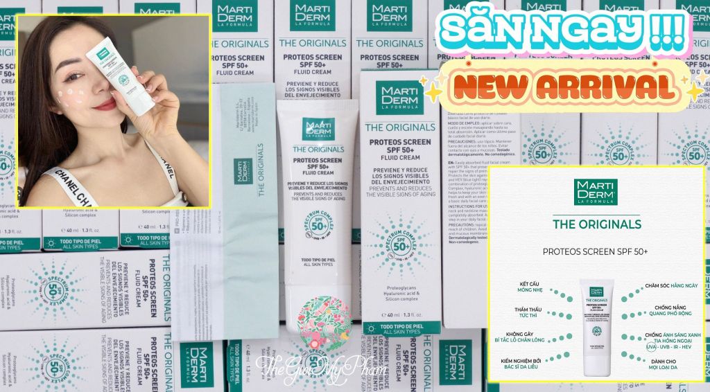 Kem Chống Nắng MARTIDERM Proteos Screen SPF 50+ Fluid 40ml (Bản cty)