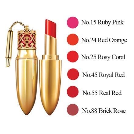 Son Thỏi Whoo Luxury Lip Rouge #24 Red Orange (Ko Tđ)