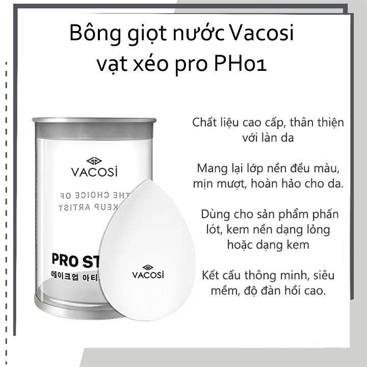 Mút Nền Giọt Nước Pro Studio Vacosi Classic Blender PH01