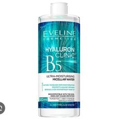 Nước Tẩy Trang Eveline Hyaluron Clinic B5 Ultra-Moisturizing Micellar Water 500ml
