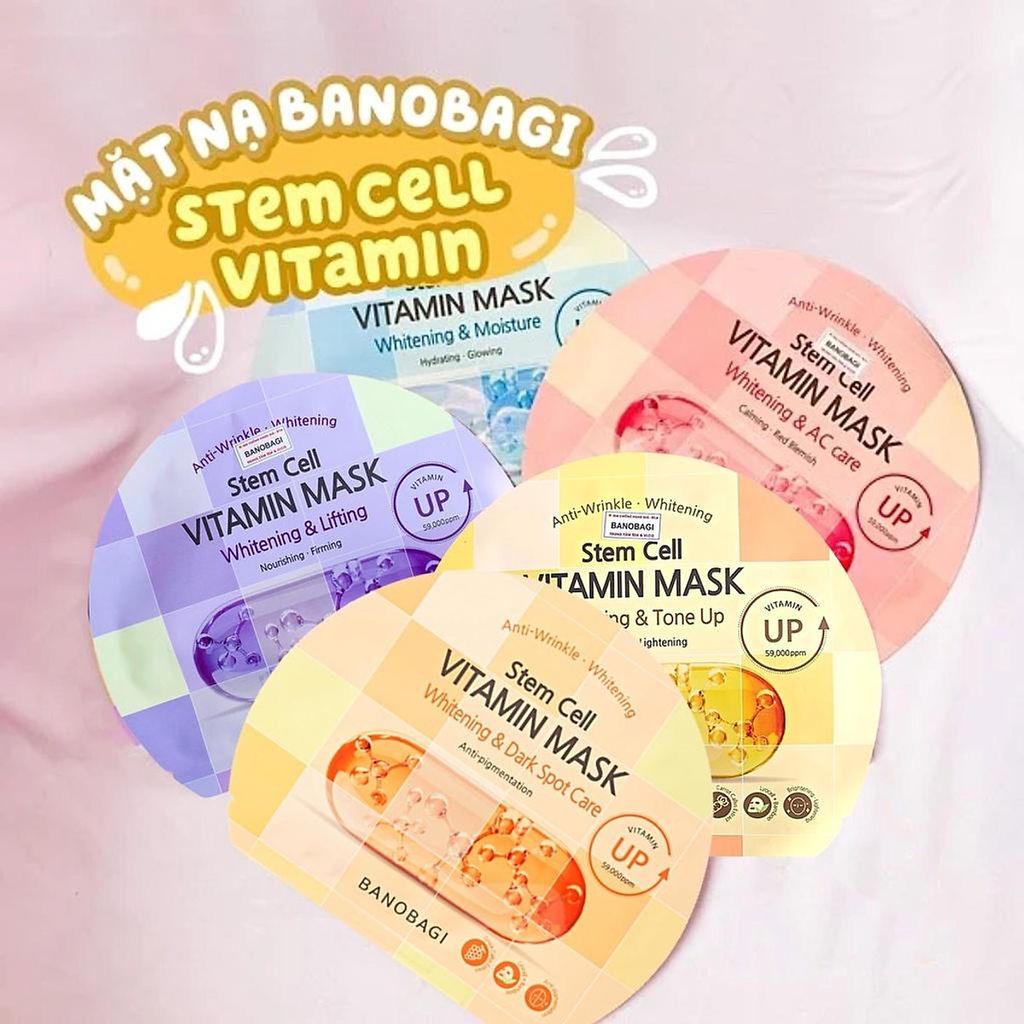 Banobagi - Stem Cell Vitamin Mask #Hydrating . Glowing