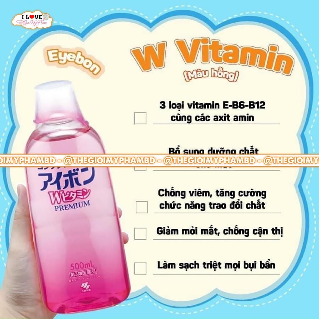 Nước Rửa Mắt Kobayashi 500ml #Xanh Dương SALE 295K>235K
