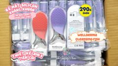Máy Rửa Mặt WellDerma Cleansing Fish (Tím)