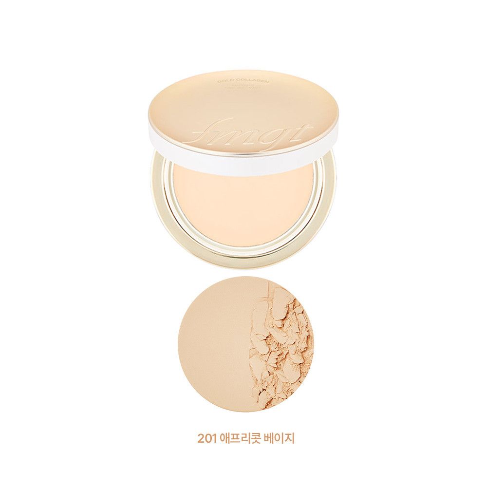 Phấn Phủ TheFaceShop Fmgt Gold Collagen Ampoule Two Way Pact #201