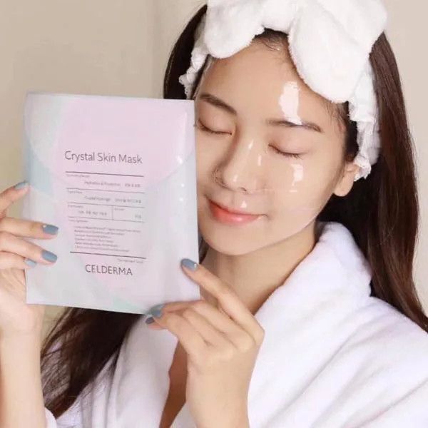 Nạ thạch Celderma Crystal Skin Mask (Hồng-Vỏ Bóng)