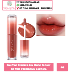 Son Tint Peripera Ink Mood Glowy Lip Tint 4g #20 Brown Yakgwa