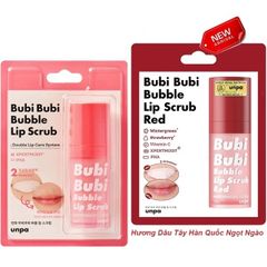 Tẩy Tế Bào Chết Môi Sủi Bọt Unpa Bubi Bubi Bubble (Mẫu Mới)