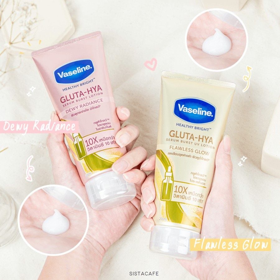 Vaseline - Gluta-Hyal #Flawless Glow (Vàng)