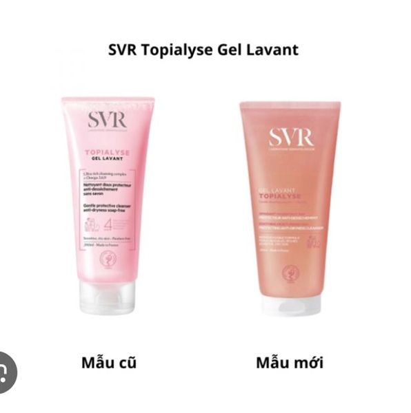 SVR - Gel Rửa Mặt Da Khô, Nhạy Cảm Topialyse Gel Lavant 55ml