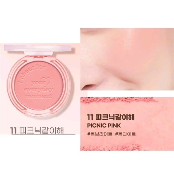 Phấn Má Hồng Peripera Pure Blushed Sunshine Cheek #11