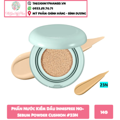 Phấn Nước Kiềm Dầu Innisfree No-Sebum Powder Cushion #23N