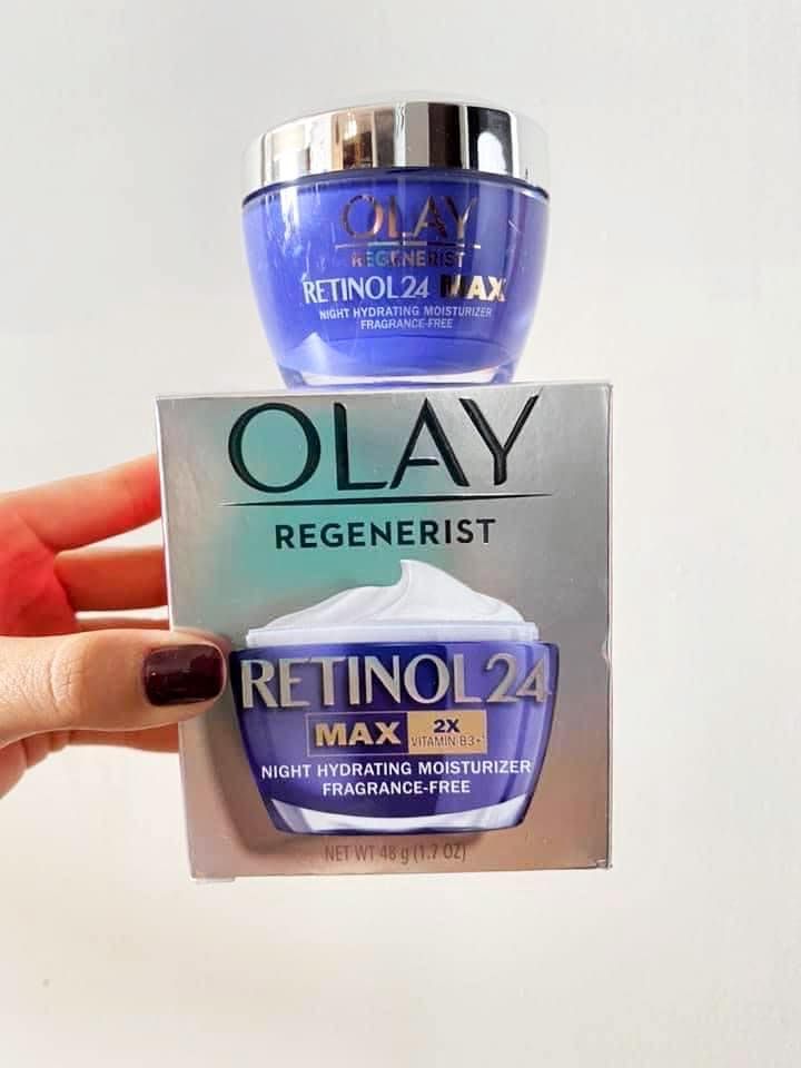 Kem Dưỡng Da Ban Đêm Olay Regenerist Retinol 24 Max 2x Vitamin B3+ 48g
