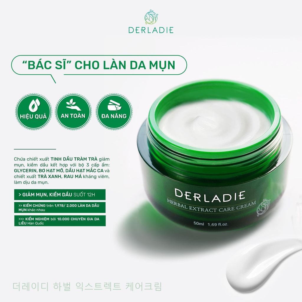 Derladie - Herbal Extract Care Cream 50ml