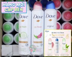 Xịt Khử Mùi Dove 48h 250ml #Lựu (Mẫu Mới)
