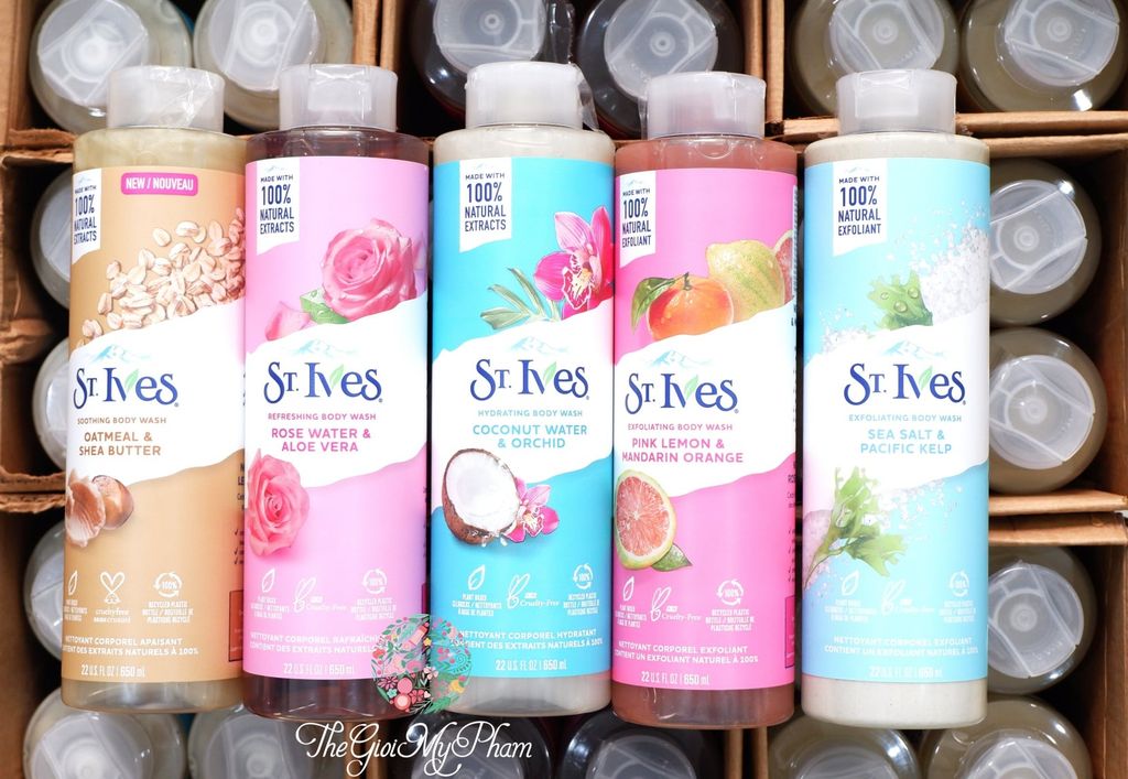 Sữa Tắm St.ives Mỹ 650ml #Oatmeal & Shea Butter