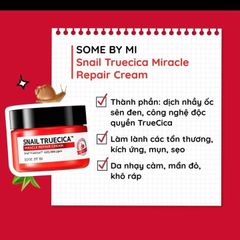 Some By Mi - Kem Snail Trucica Miracle Repair 60g