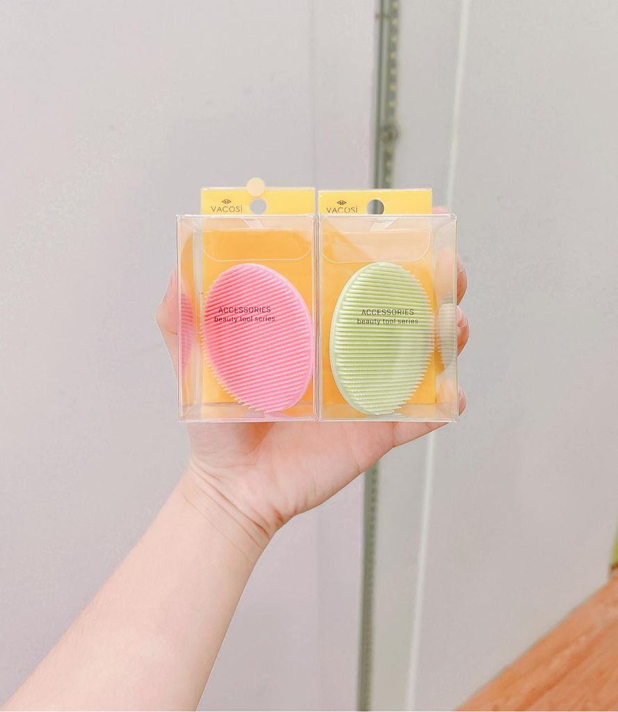 Miếng Silicon rửa mặt Vacosi
