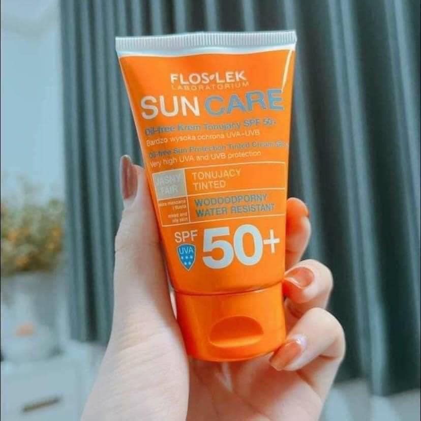 KCN Floslek Oil-Free Sun Protection Tinted Cream SPF50+ 50ml