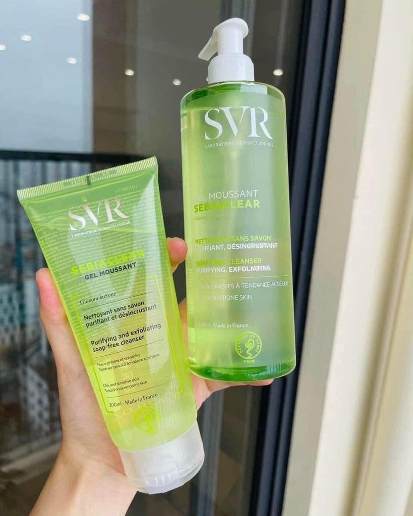 SVR - SRM da dầu Sebiaclear Gel Moussant 200ml